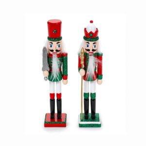 Nøddeknækker 18 cm sæt a 2 stk.