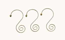 Guldkroge til juletræskugler