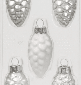 Kogler hvid glaskugler silkematte og blanke