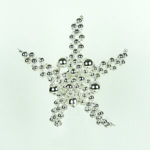 Topstjerne eksklusiv sølv gablolzer med clips Ø 15 cm