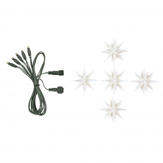 Advent 8 cm stjernekæde udvidelse Advent 8 cm stjernekæde udvidelse