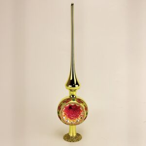 Spir med reflektor limefarvet 33 cm