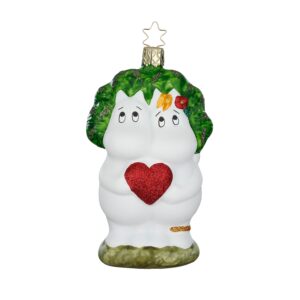 Moomin og Frøken Snork kærligheds juletræskugle Ø 12 cm