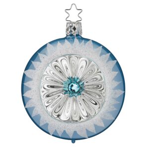 Reflektor blå juletræskugle Ø 8 cm