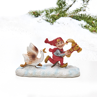 Nisse med kæp hesten og gåsen
