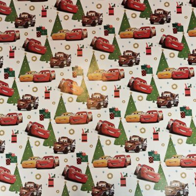 Disney gavepapir med Cars