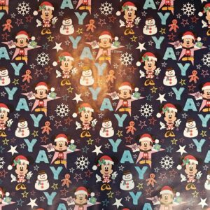 Disney gavepapir med Minnie og Mickey Mouse blå