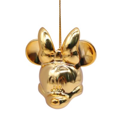 Minnie Mouse forgyldt juletræskugle
